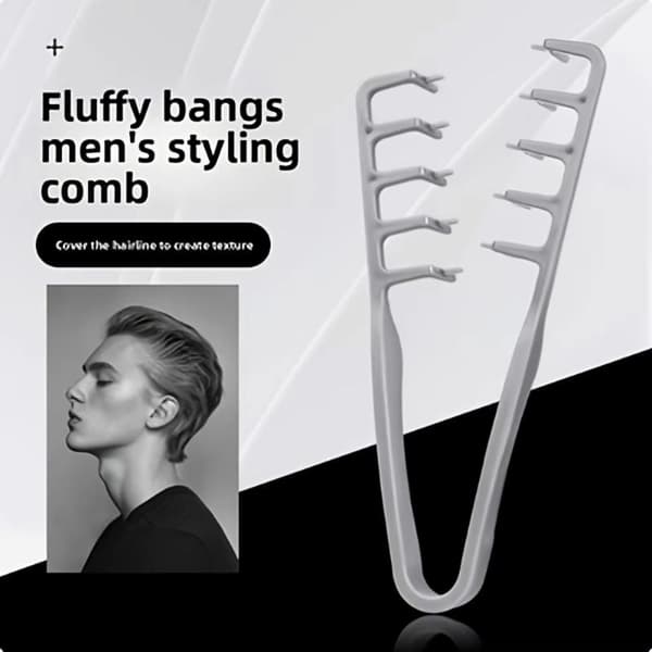 3 st fluffig hårstylingkam rotvolymgivande hårklämma lugg Co Black