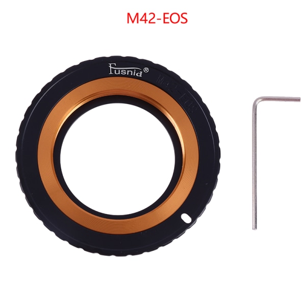 M42-objektiv for Canon EOS EF-objektivadapter Ring CAP-objektivadapter Co