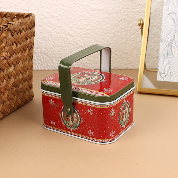 1 stk Julekoffert Oppbevaringsbeholdere Blyplate Gaveboks Coo A9