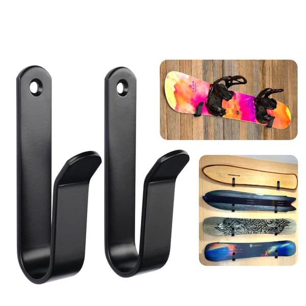 Snowboard Väggställ Snowboard Vägghängare Delar Väggmonterade Me 2pcs