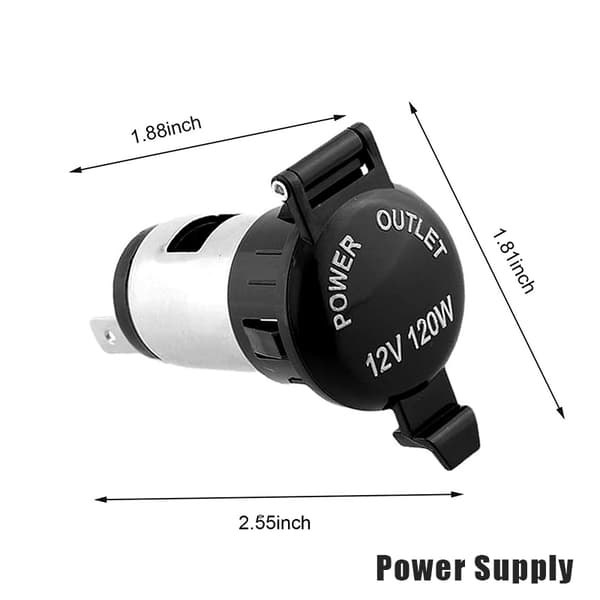 Universal 12V Bil Lighter Strømstik Adapter Stik Udtag Bra A2