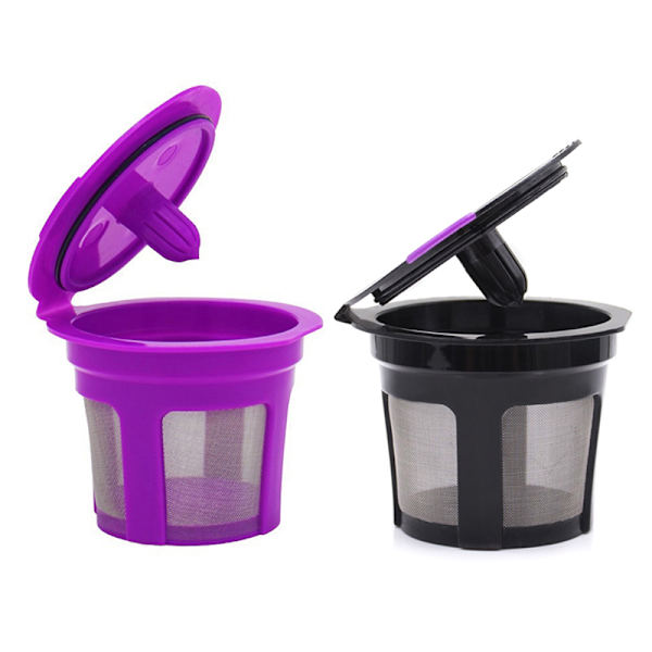 Genanvendelige kaffe K kop Filterkurve K Karaffel kaffekapsler D purple