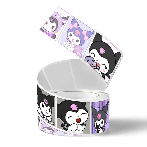 500 stk/ Roll Paste Dekorative Hånd Konto Stickers Forseglingshane A1