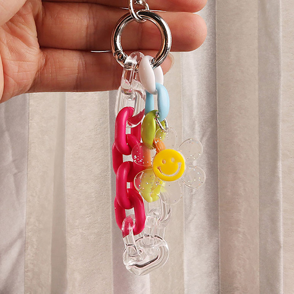Akryyli Candy Color Sun Flower Chains Avaimenperät Muoti Creati A1
