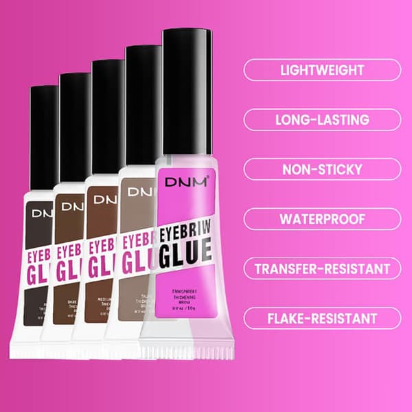 Transparent øjenbryn styling gel vandtæt 3D hurtigtørrende makeup C