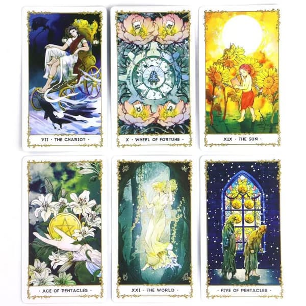 78 stk. Silent Desolate Deck Kort Fuld Sæt Engelsk Spådomskort