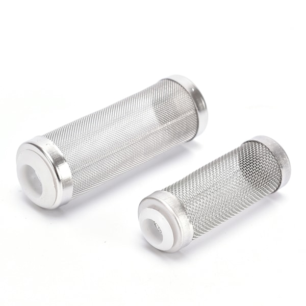 holdbart rustfritt stål filter mesh akvariefilter vakt fisk 6.8cm