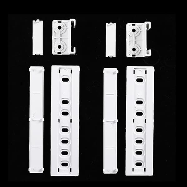 1 set inbyggd kylskåpsskena för kylskåpsdörr