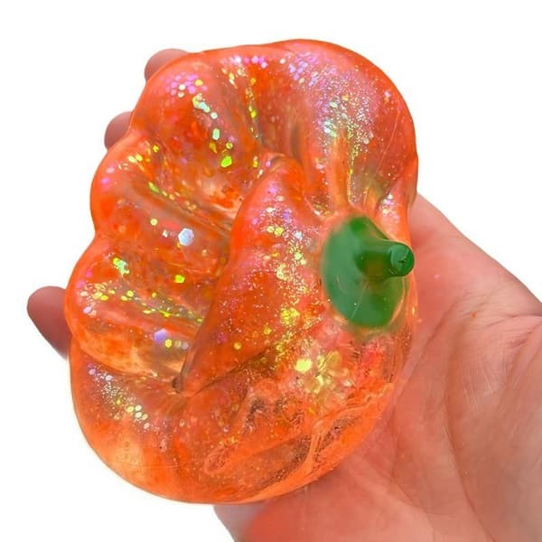 Penge Glitter Spøgelse Græskar Squishy Legetøj Blød Langsom Modstandsdygtighed Sq A10