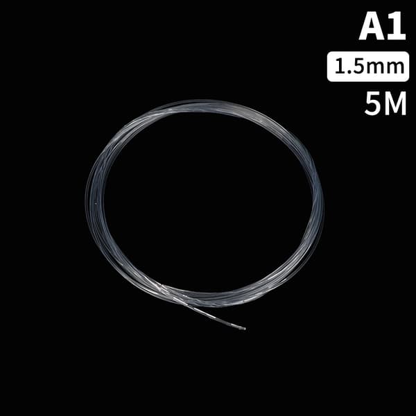 5M Gennemsigtig Sideglød Plast PMMA Fiberoptisk Kabel Solid C A1