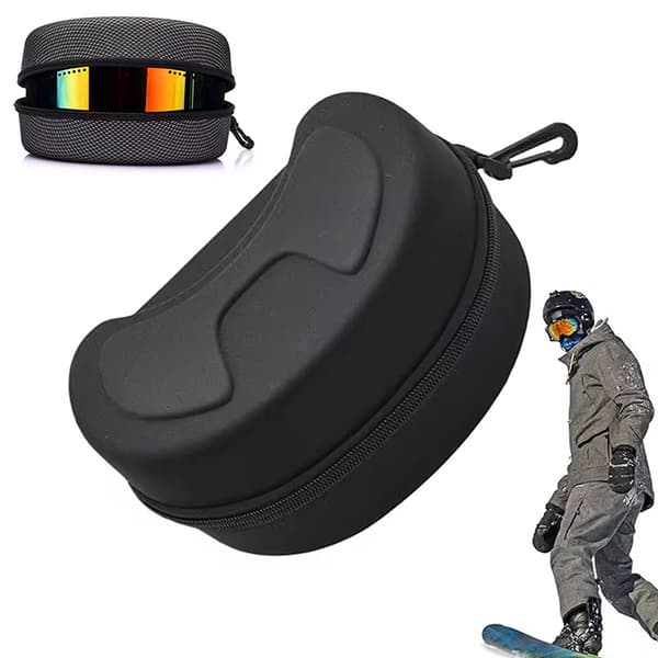 Skidglasögon Snowboardglasögon Box Hård EVA Bärbart Skydd B