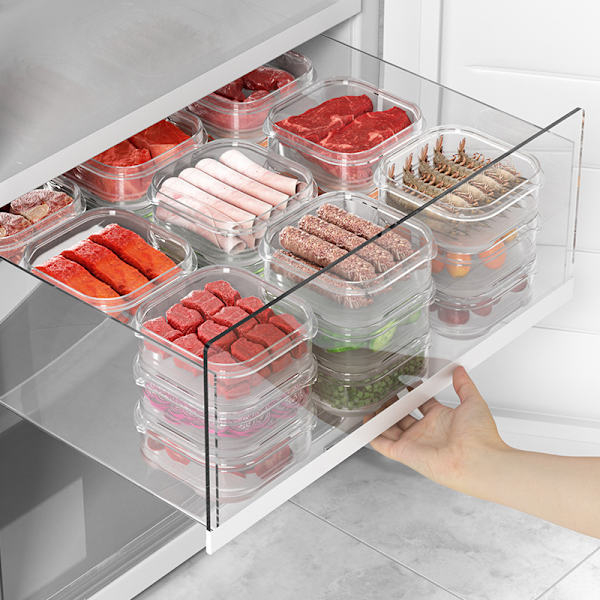 Kylförvaringslåda Kylskåpsorganisatör Kött Frukt Grönsak 1pc