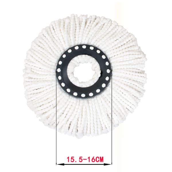 Roterende Rund 16mm Mopping Hoved Mikrofiber Klud Mop Klud Repla