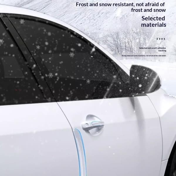 4 st förlängd bildörr stötfångarlist karossskydd anti-rep 4pcs 40cm