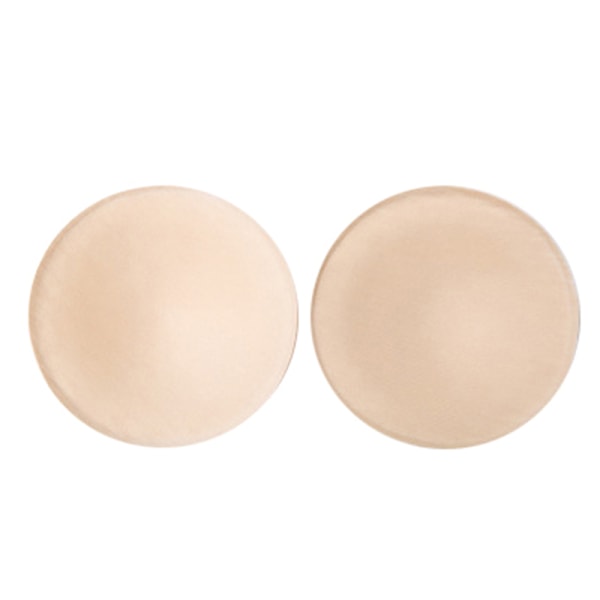 Baddräkt Vaddering Inserts Foam Triangel Sponge Pads Bröst BH Apricot Round