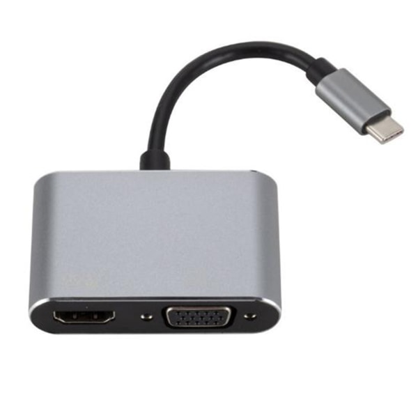 USB 3.1 Type C - VGA-moniporttisovitin USB C - HDMI 4K UHD