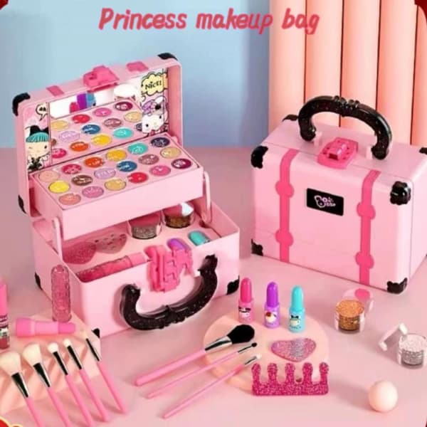 32 STK Børne Make-up Legetøj Piger Ægte Make-up Sæt Vaskbart Ikke-giftigt A1