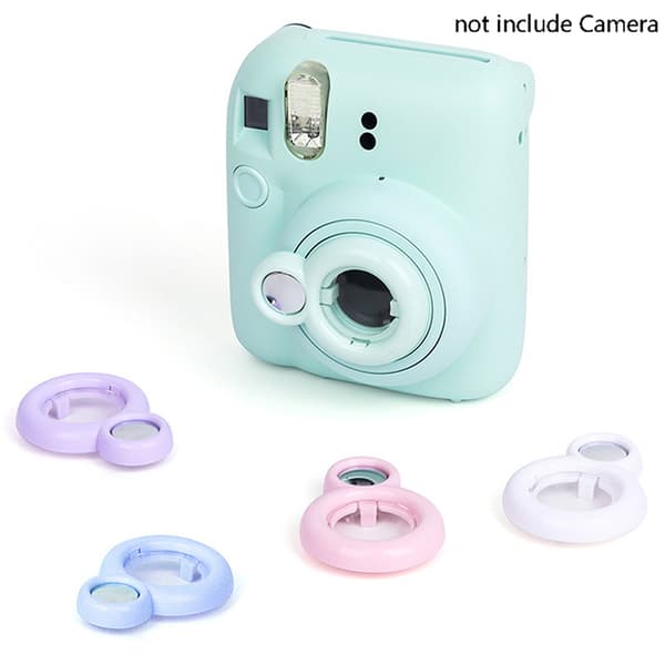 Kameraobjektiv Selfie-spejl til instax Mini 12 Pink