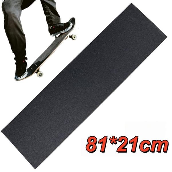 1 st 81x21 cm självhäftande skateboard-grepptejp halkfri sandpapper