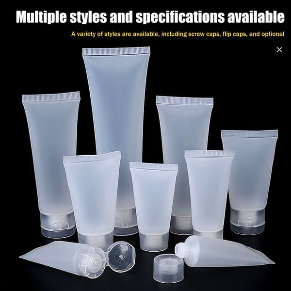 10 st påfyllningsbar lotionbehållare reseförpackning tom matt screw cap 25ml
