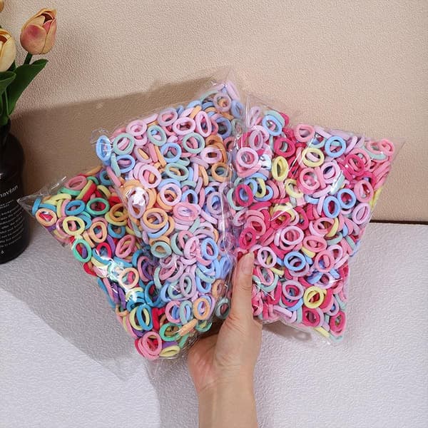 Elastiske hårstrikker Hestehale Hold Hårbånd Scrunchie Tilbehør A1