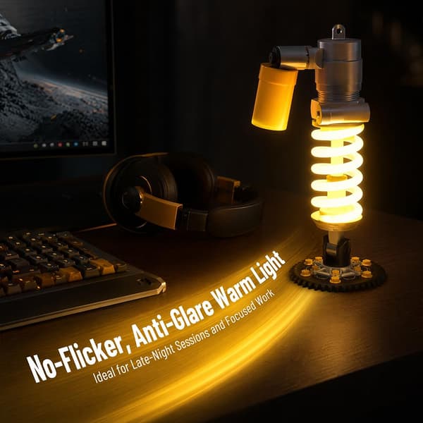 Absorber LED Bordlampe | Cool Motorcykel Indretning Black