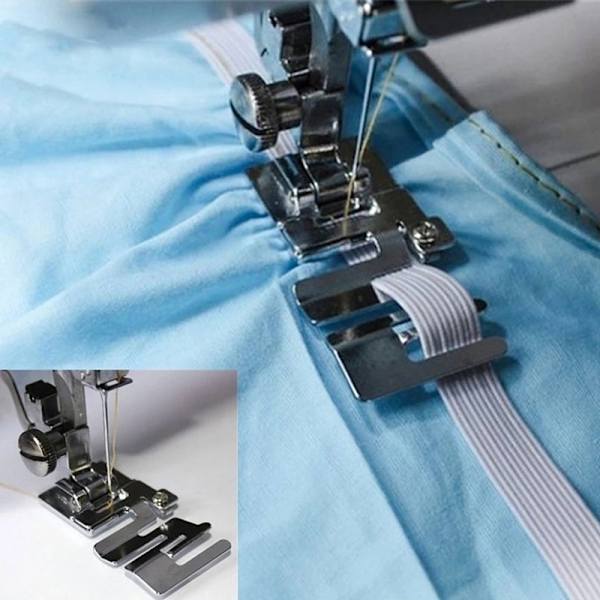 Pressarfot Hushållssymaskin Tygmaskin DIY Tygkant Stickad E