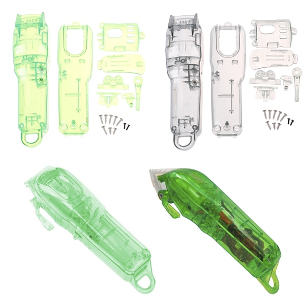 8 kpl / set Barber Electric Clipper Shell Set for 8591 8148 Modifi Gray