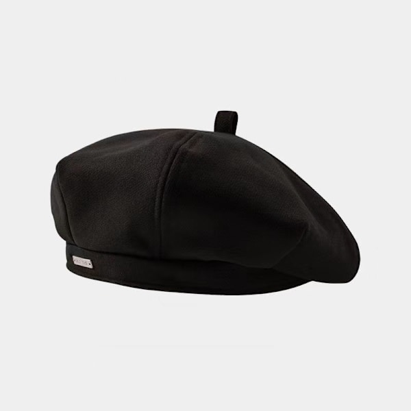 Kvinner S Allsidig Beret Vår Sommer Høst Vinter Hatt Mote Black