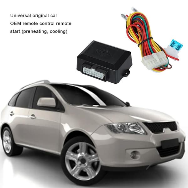 12V Universal Automatisk Vinduskontroll Black