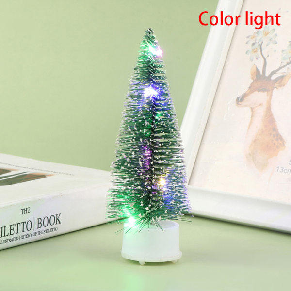 1:12 Dukkehus juletre LED Glødende juletre modell Color light