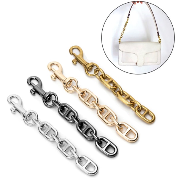 Alloy Chain Bag Strap Förlängning Kedjeförlängning Axelrem C1