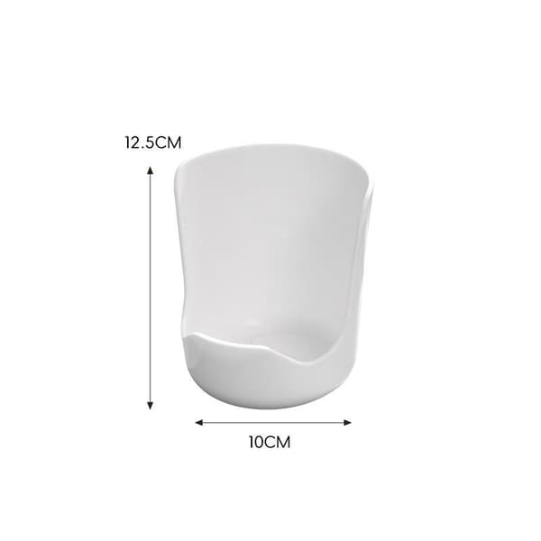 Kermanvärinen liukumaton keraaminen lastanpidike, lämmönkestävä mini White