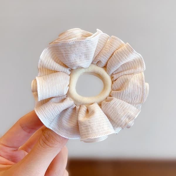 Gingham Plaid Hår Scrunchies Til Små Piger J