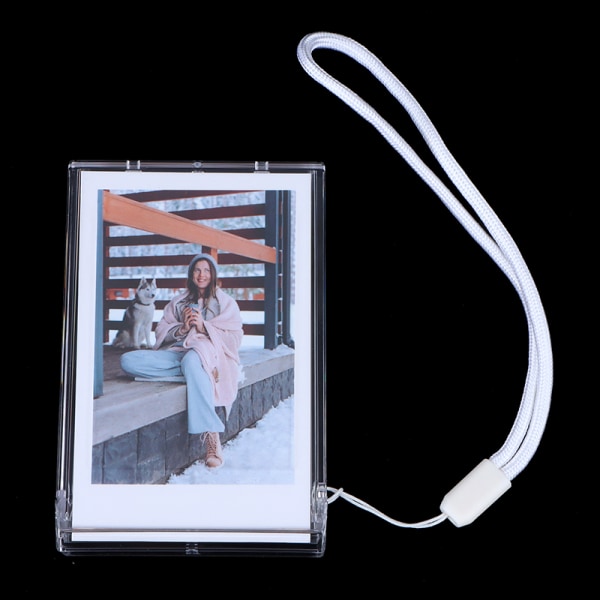 Lommer fotoalbum 3 tommers gjennomsiktig fotokortholder for ins Transparent