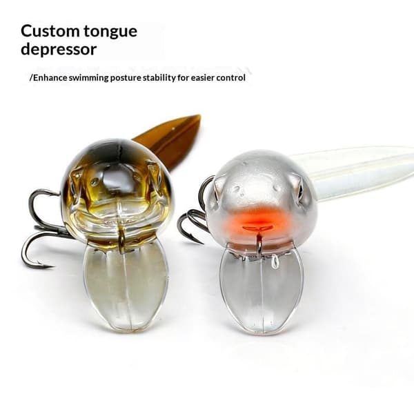 Tadpole Hard Bait Fiskesluk 8g 8.5cm Avtakbar Myk Hale Cr A2
