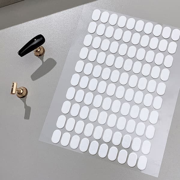 Nail Practice Stand Holder Sticker Nagelställ Dubbelsidig tejp