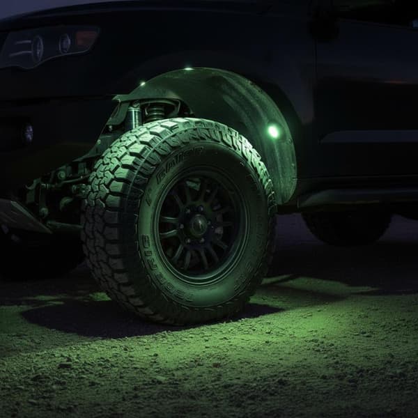 LED RGB Bil Rock Lys Atmosfære Underkropslampe Til Offroad Tr