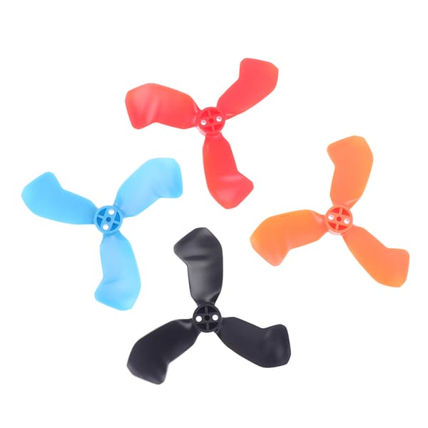 4 stk. propellerudskiftning til DJI NEO 2 støjsvag propel A Red