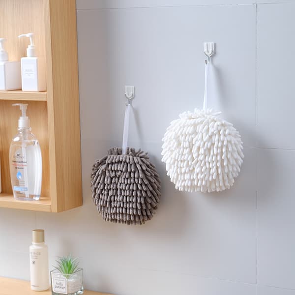 Handduk Kökshanddukar Badrum Soft Plysch Chenille Quick-Dr Blue