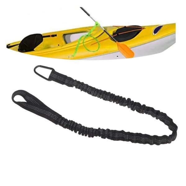 1 st 94/100 cm kajakpaddel anti-dropp elastiskt rep surfbräda tra Orange