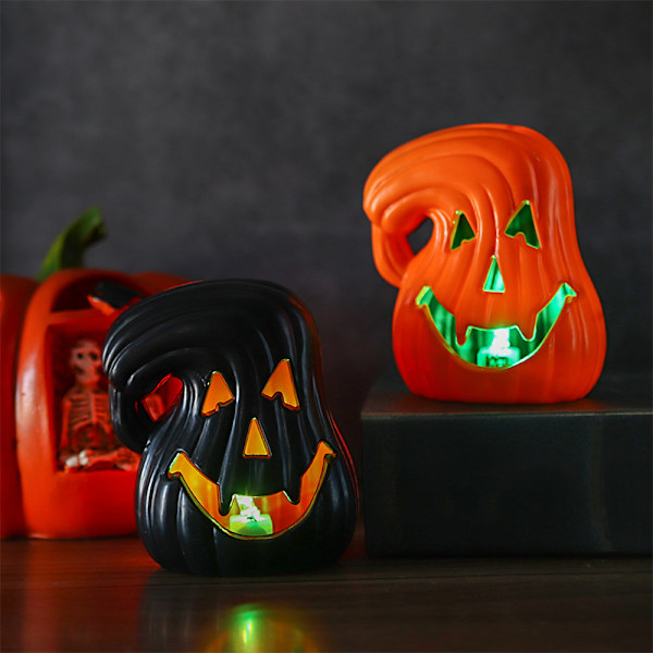 Halloween lysande pumpor lampor Halloween natt pumpa ljus A9