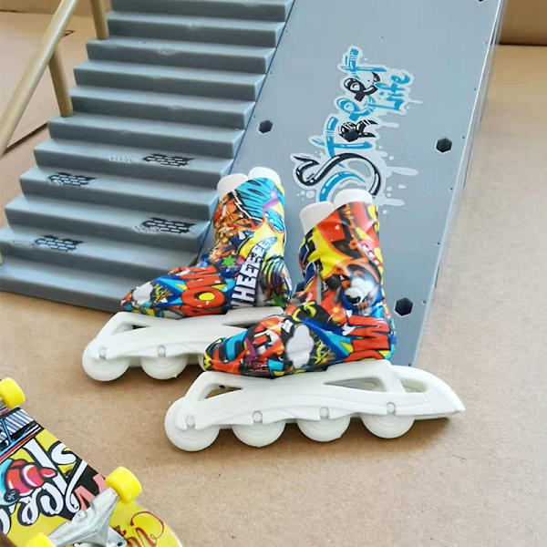 Finger Shoe e Skate Board Scooter Doll Shoe Toy Fingerboarding A