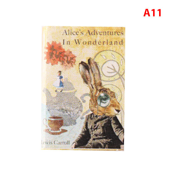 1:12 Dollhouse Miniture Simulation Englanti Book Furniture Ornam A11