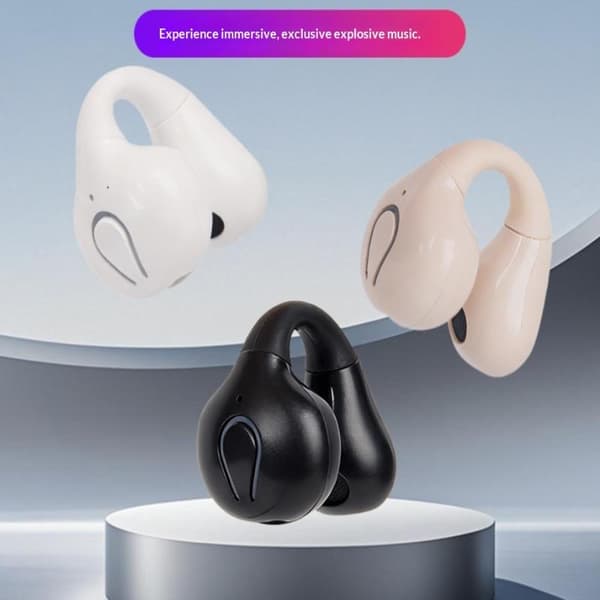 Langattomat Bluetooth-kuulokkeet melunvaimennuksella, ei korvassa C Black