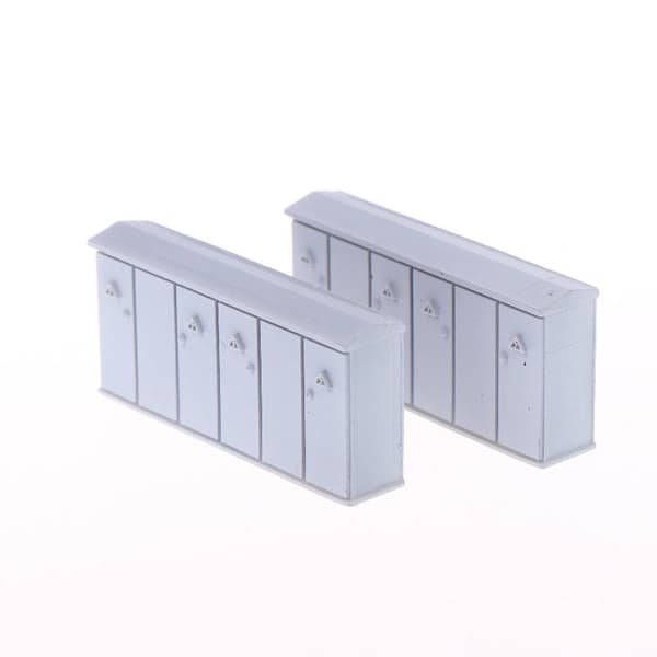 1/2 st 1/87 Elektrisk distributionslåda Modelljärnväg Sandbord 2pcs