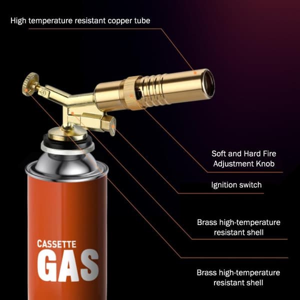 Utomhus bärbar butanbrännare gasbrännare för campinggrill A3