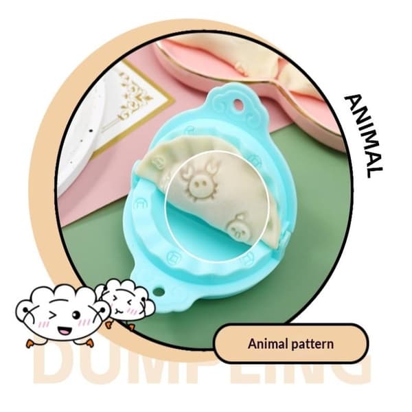 Trykt presseformprodusent Dumpling Empanada Deigform Pierogi Blue