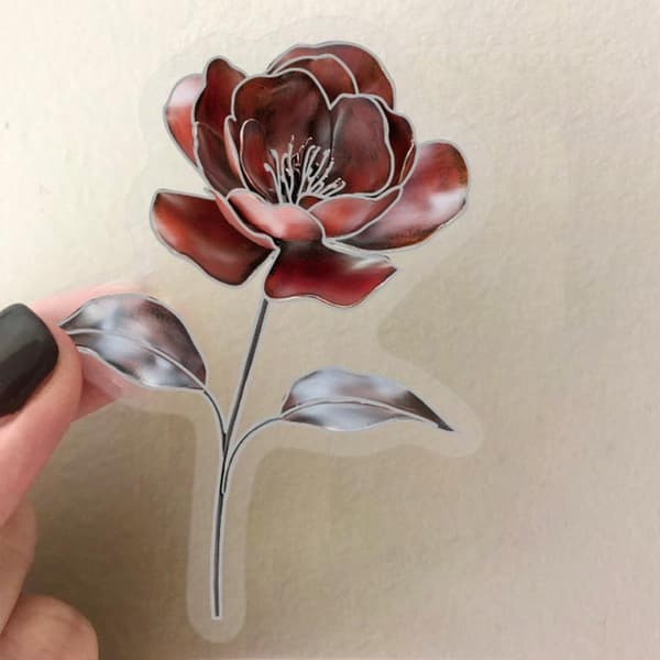 50 kpl hopeakukka - hopeapinnoitetut tarrat DIY-puhelinkoteloon 50PCS