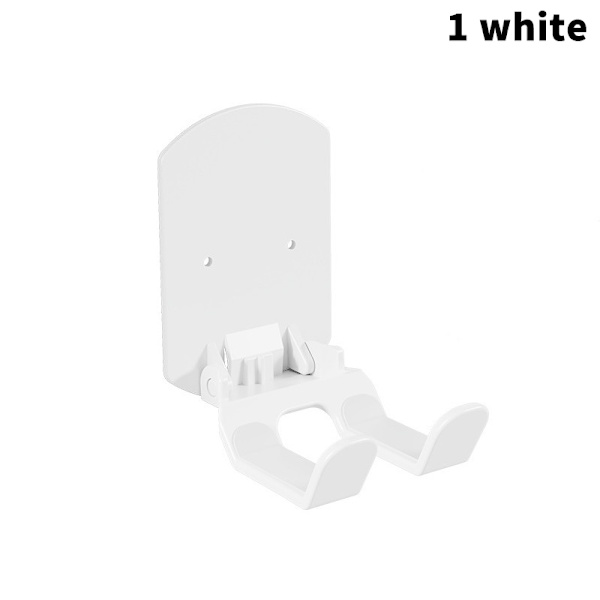 Spillekonsol Controller Stand - Plast Vægmontering Med Hovedtelefo White